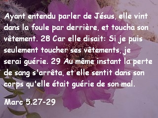 Marc 5.27-29