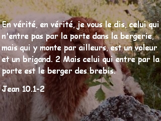 Jean 10.1-2